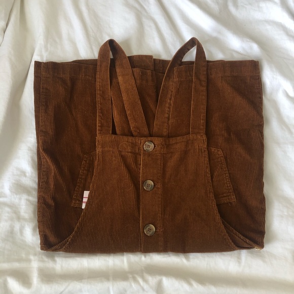 Vintage Corduroy Button Dress - Picture 2 of 3